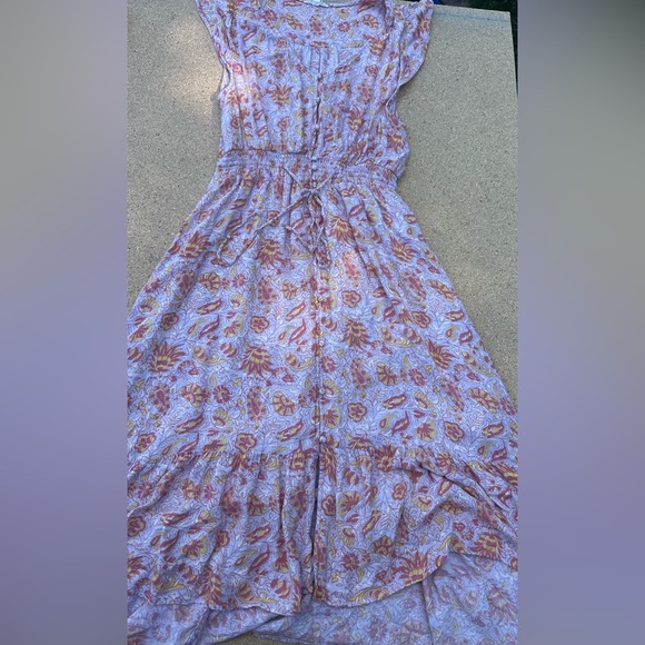 Lucky Brand Vibrant Paisley Dress Maxi Size XL - Picture 1 of 8